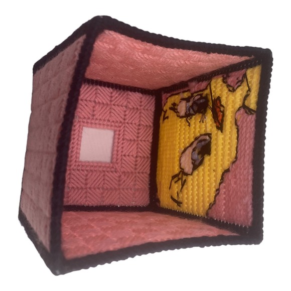 TWEETY BIRD NURSERY CLASSROOM TISSUE KLEENEX BOX COVER YARN Cross Stitch Estate - Picture 4 of 7